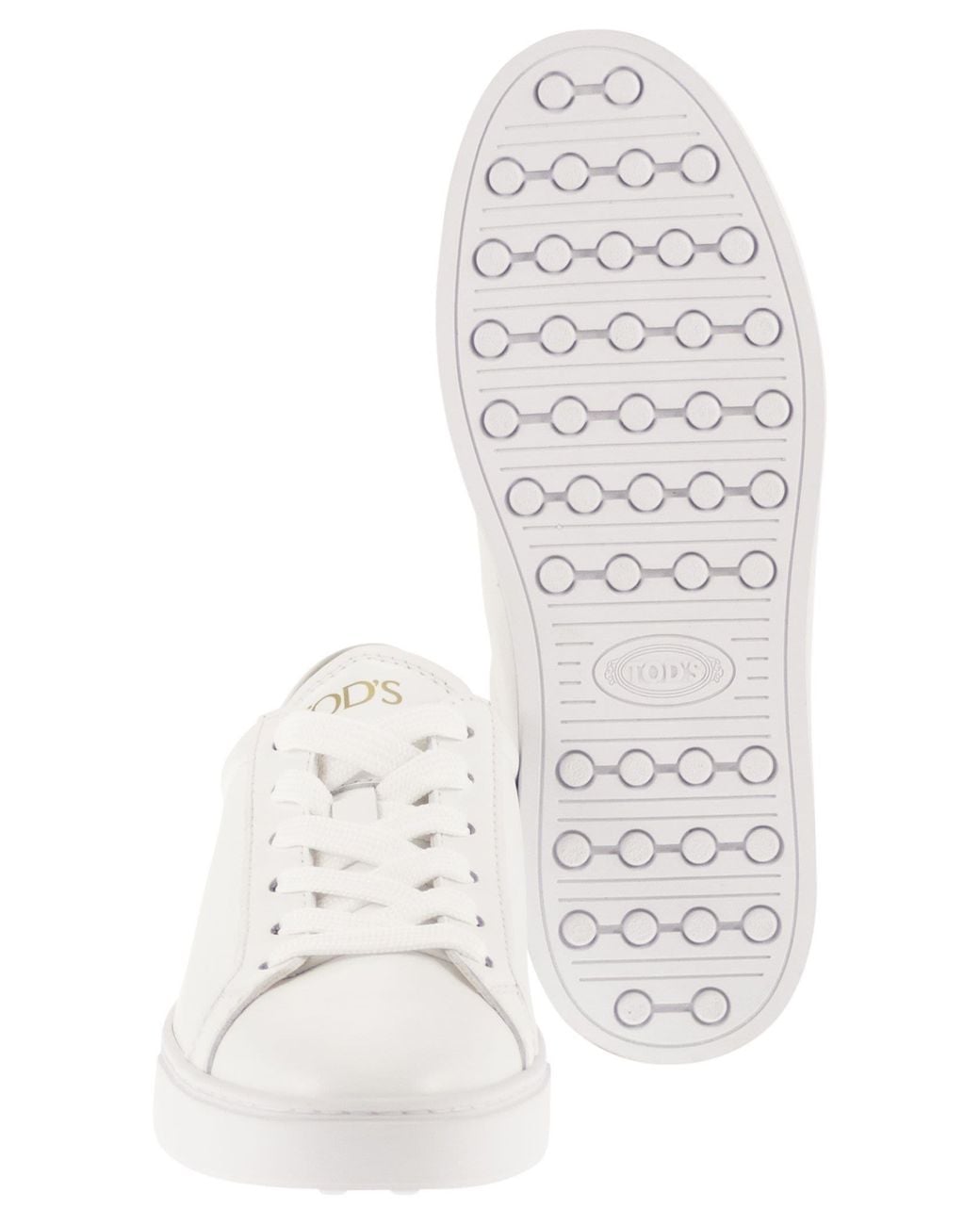 Tod's White Leather Trainers