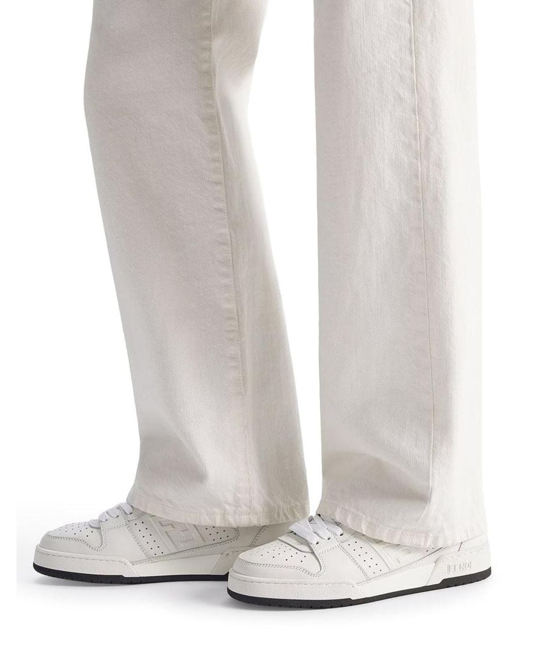 Fendi White Sneaker Match