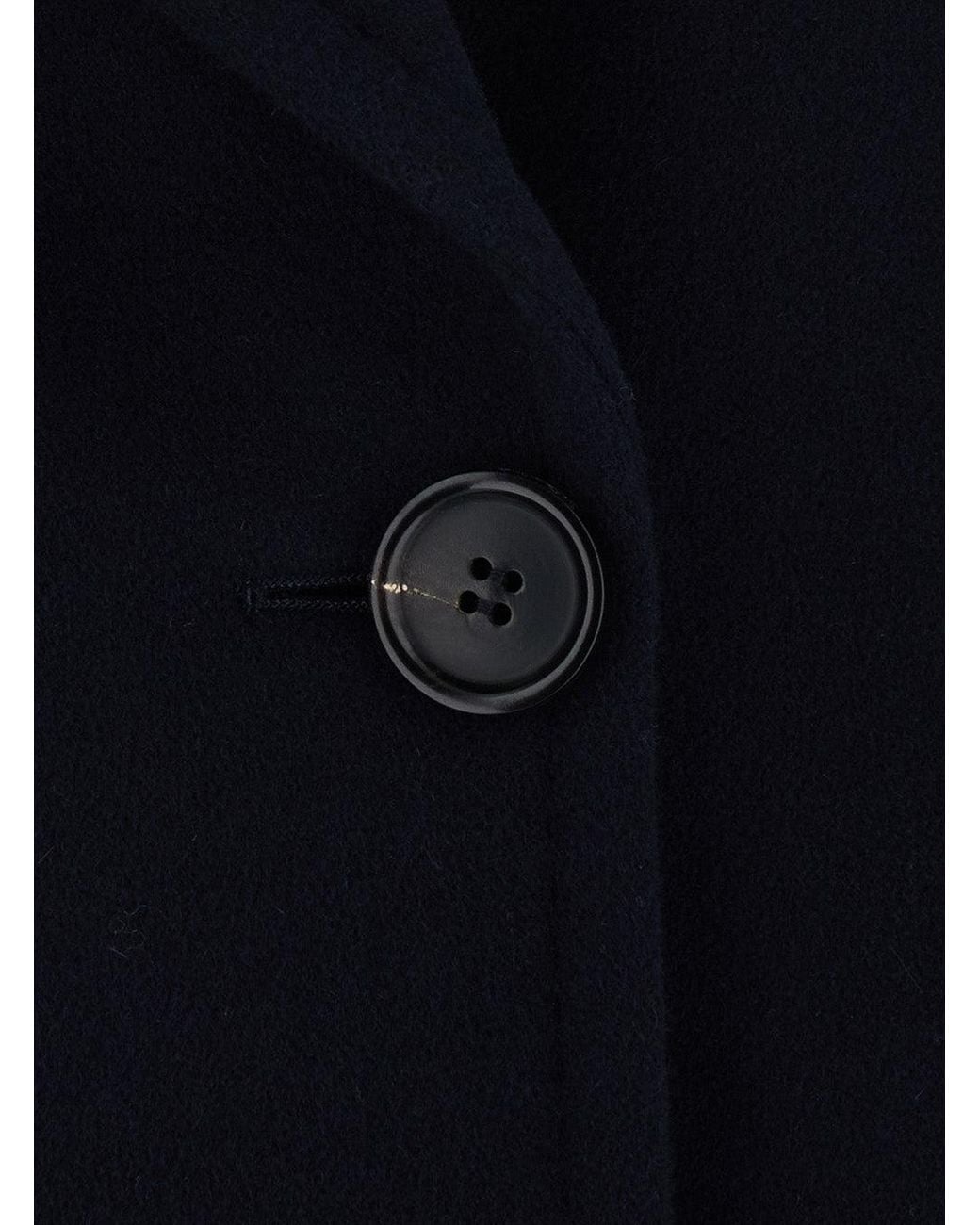 Max Mara Blue Wool Coat Camilla