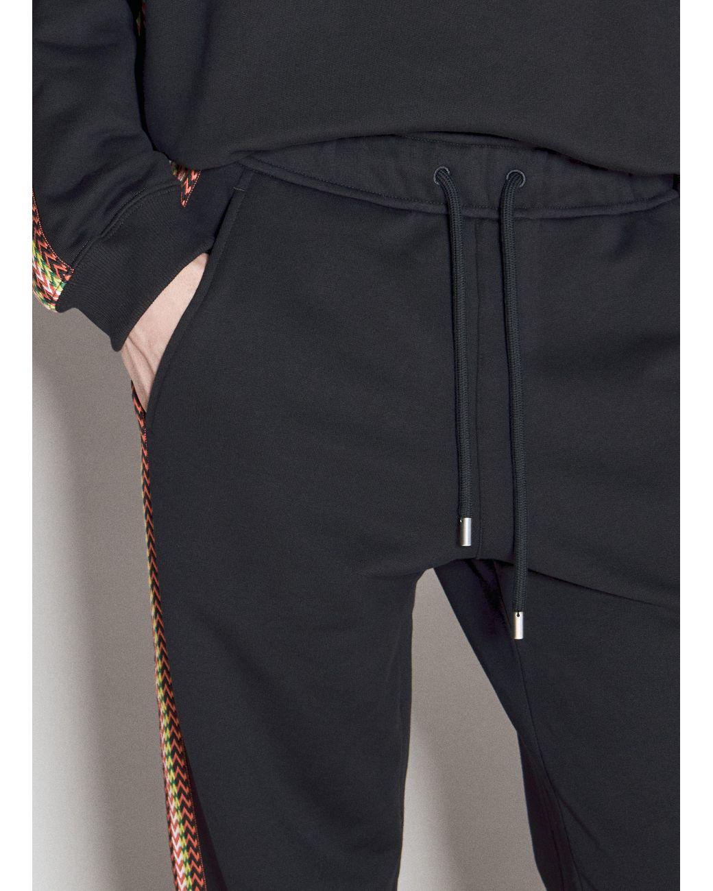 Lanvin Blue Side Curb Track Pants for men