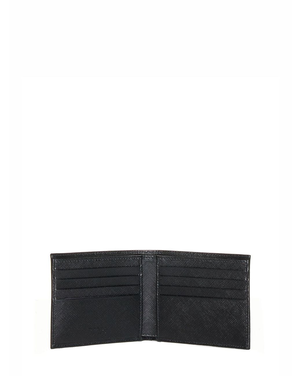 Prada White Saffiano Leather Wallet for men