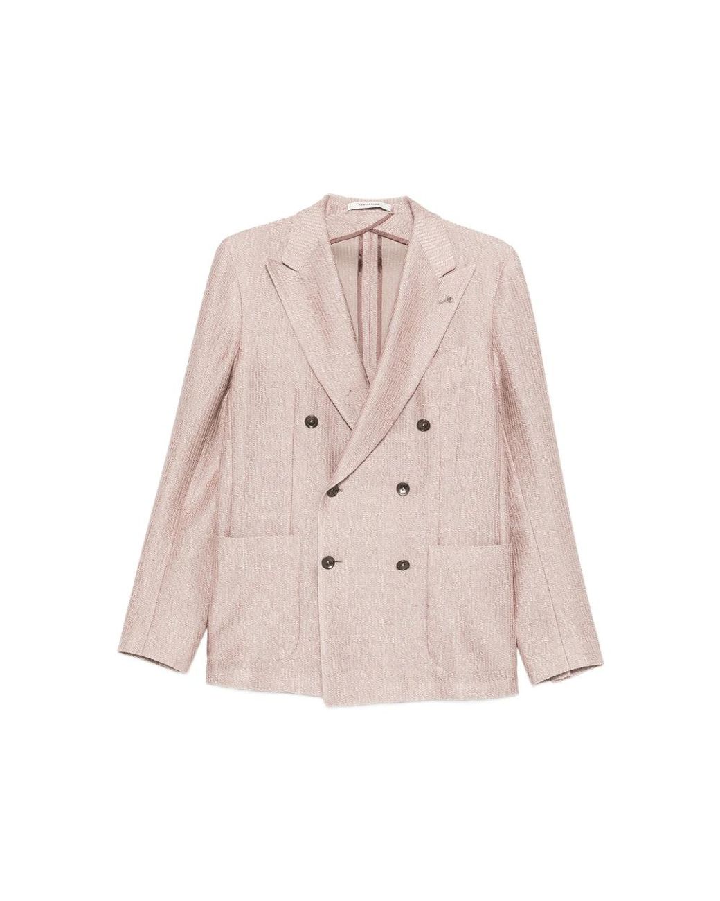 Tagliatore Pink Jacket for men