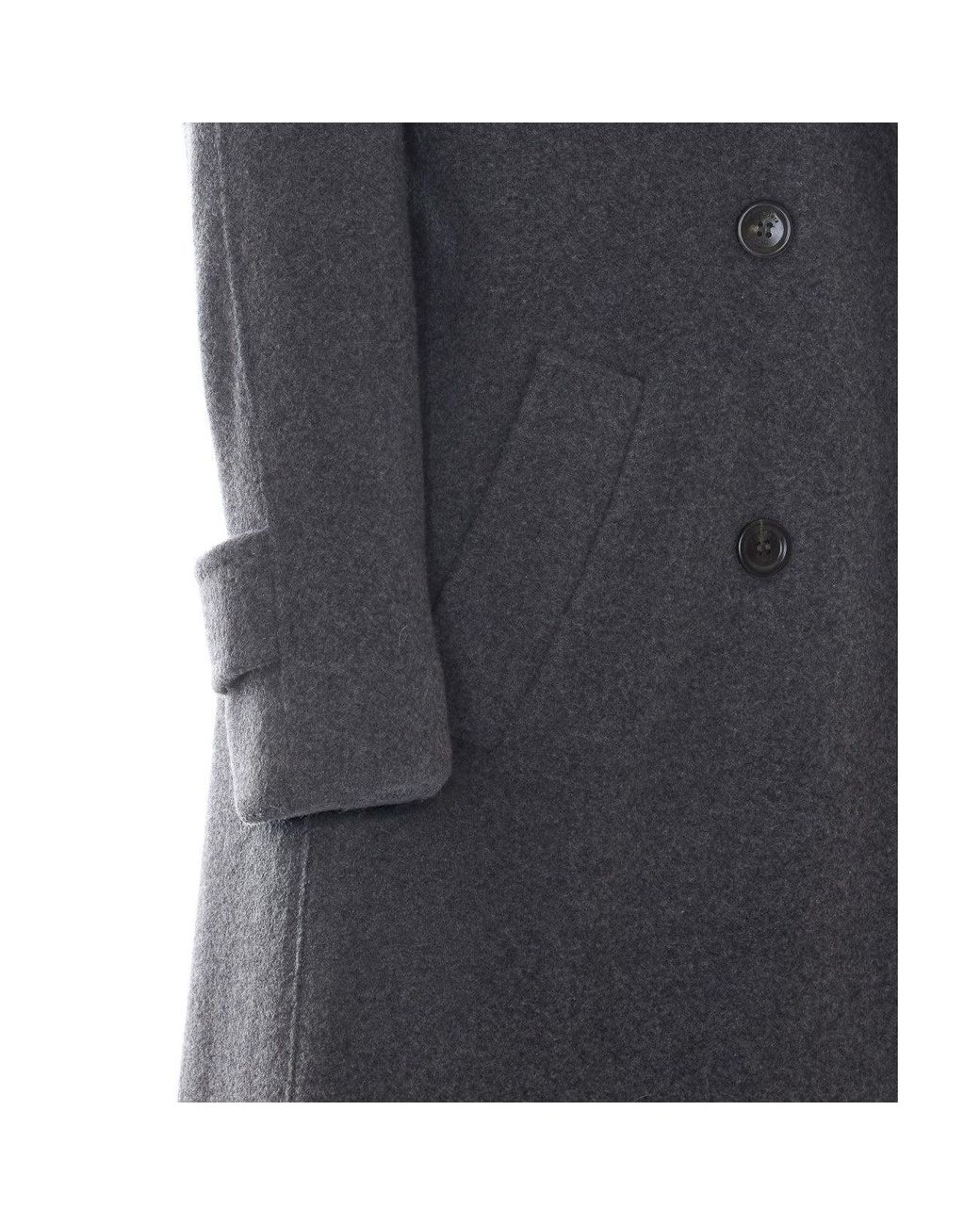 Max Mara Gray Cadmio Cappotto Over