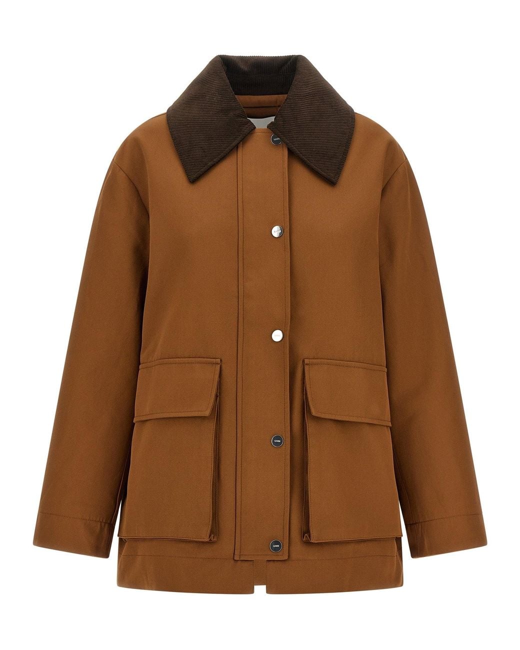 Ganni Brown Twill Jacket