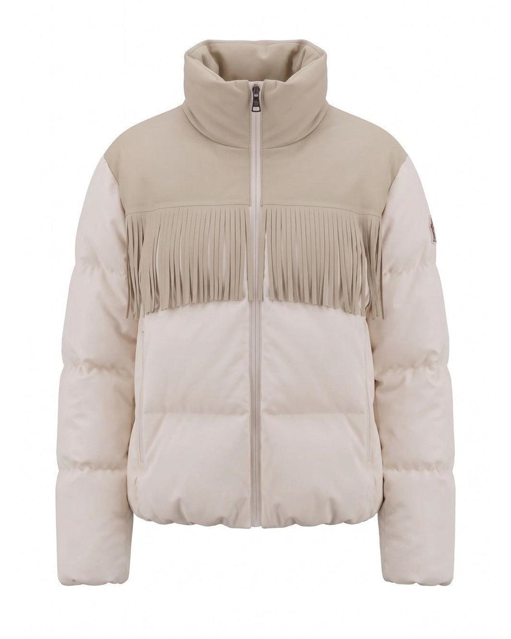 Moncler Natural 'Bessin' Bomber Jacket
