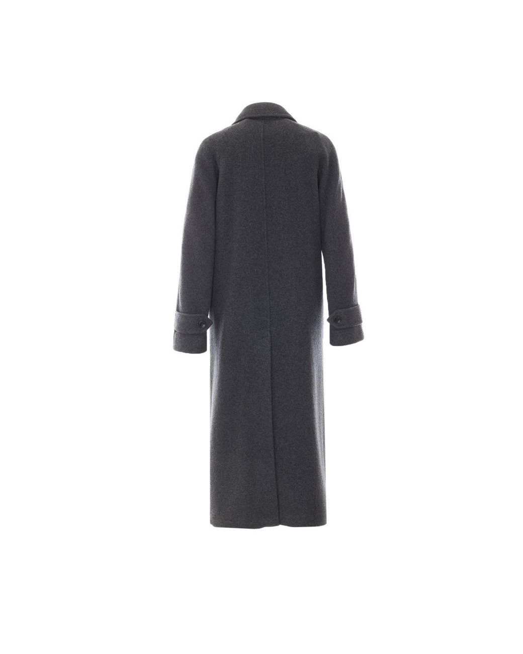Max Mara Gray Cadmio Cappotto Over