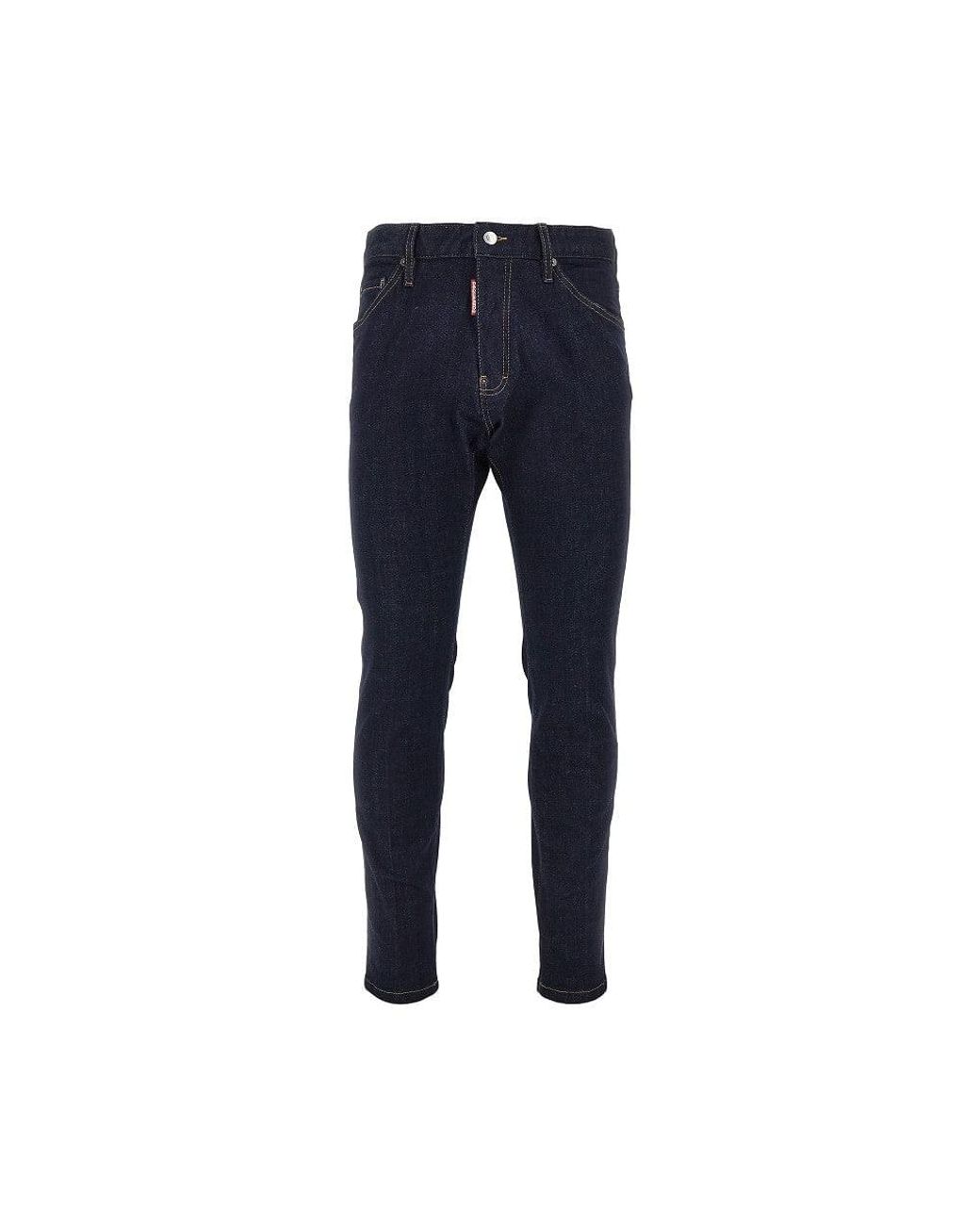 DSquared² Blue 'Teddy' Stretch Denim Pants for men