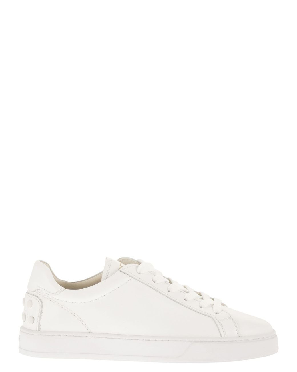 Tod's White Leather Trainers