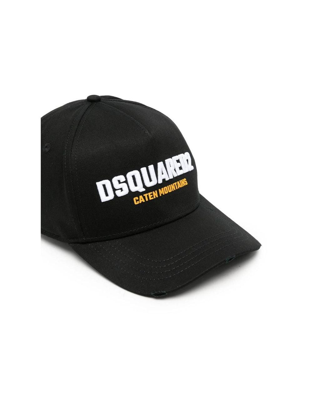 DSquared² Black Logo Baseball Cap for men