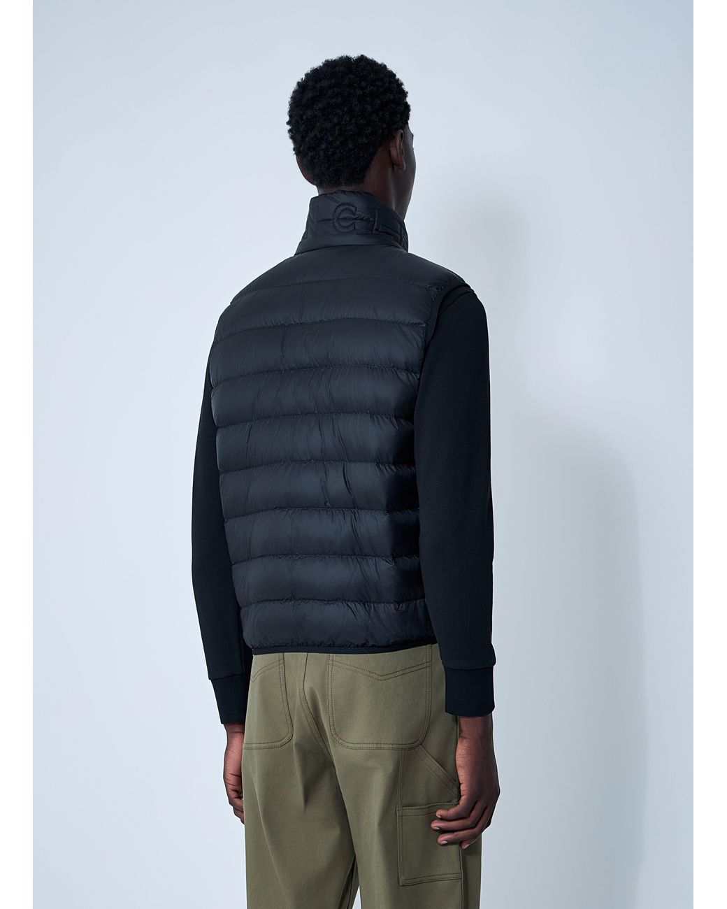 Moncler Blue Rocoque Vest for men