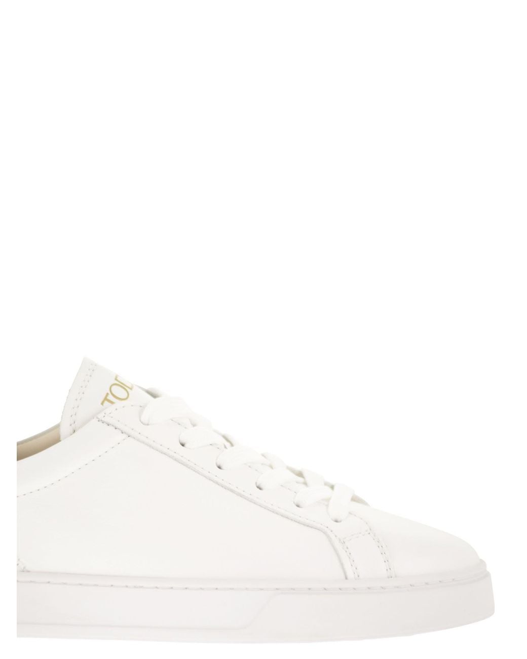 Tod's White Leather Trainers