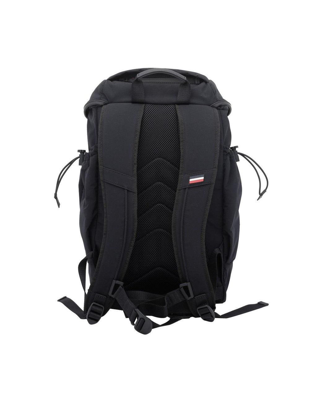 Moncler Black Logo Backpack for men