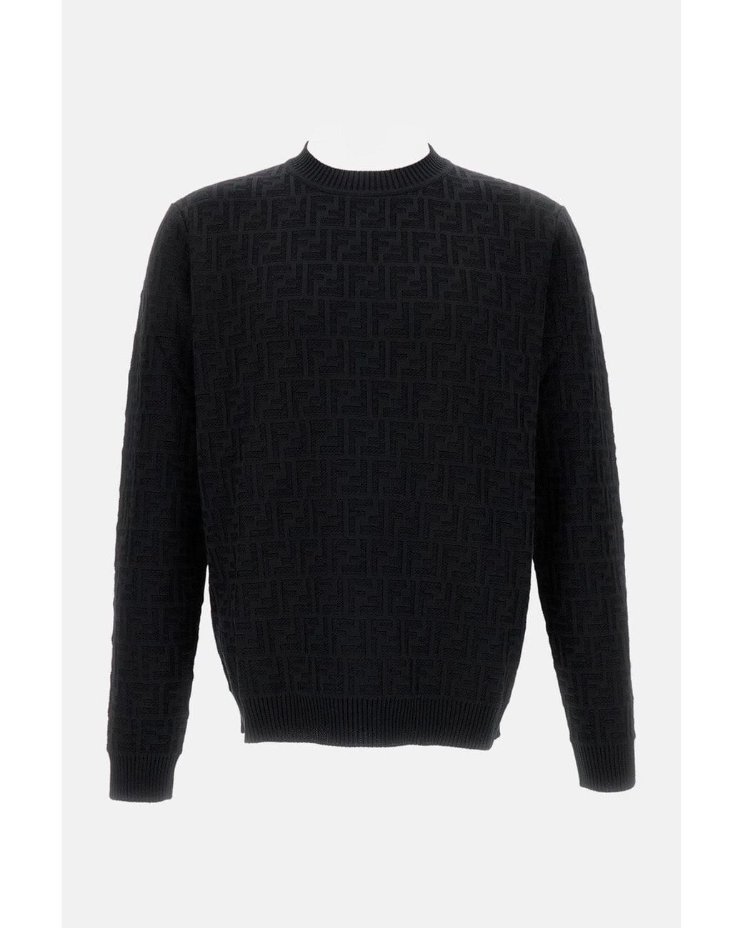 Fendi Black Ff Pullover for men