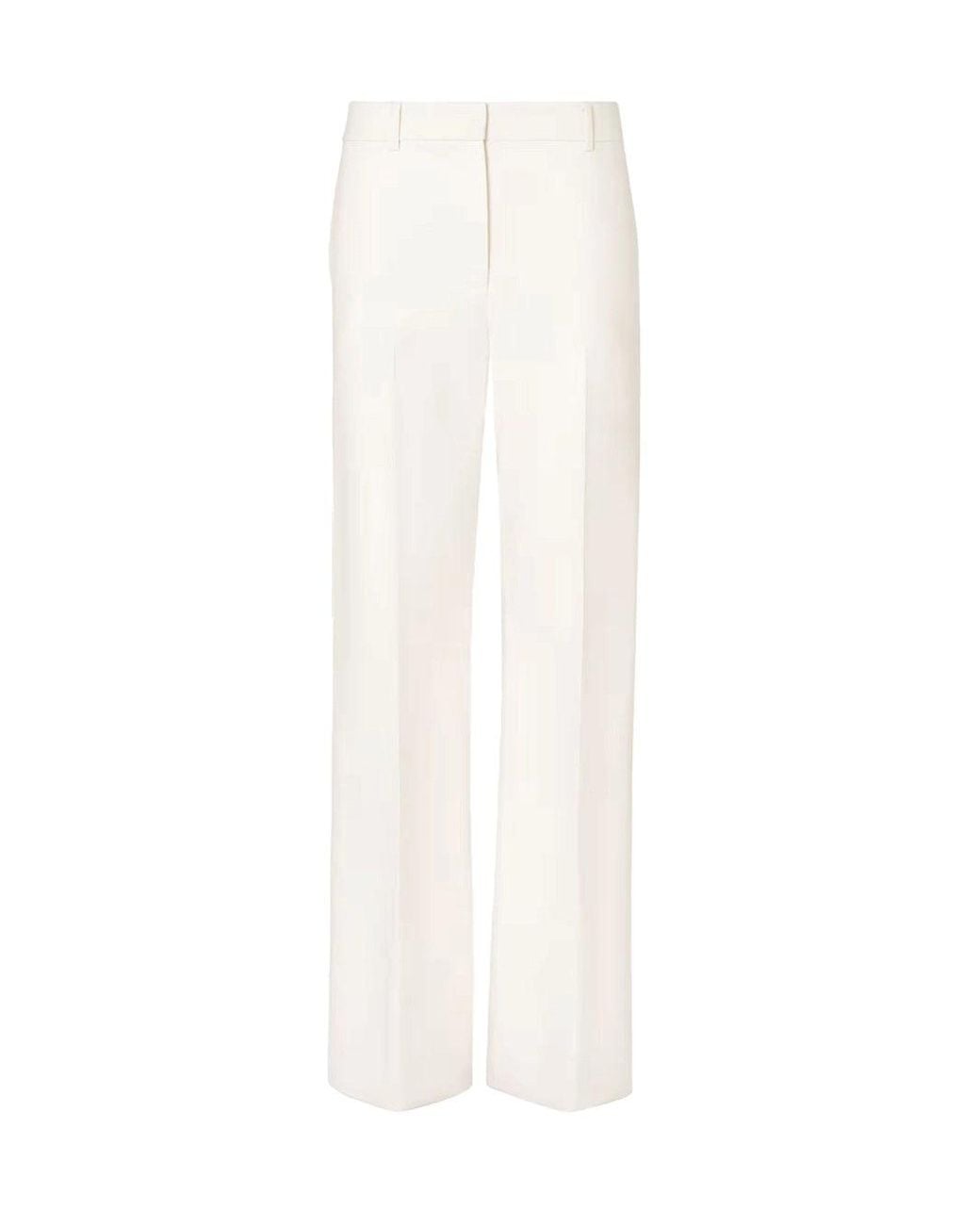 Fendi White Pants Double Twisted