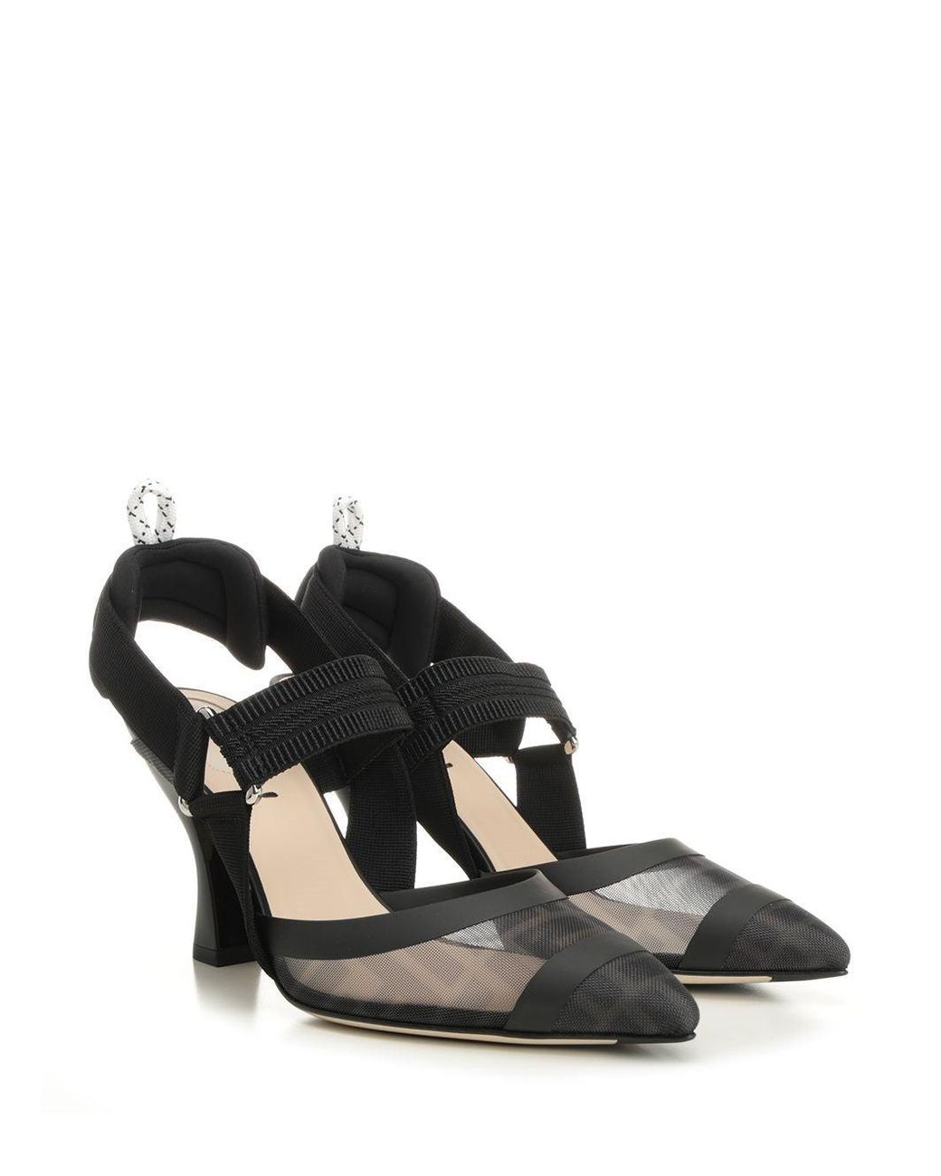 Fendi Black "Colibrã¬ Slingback