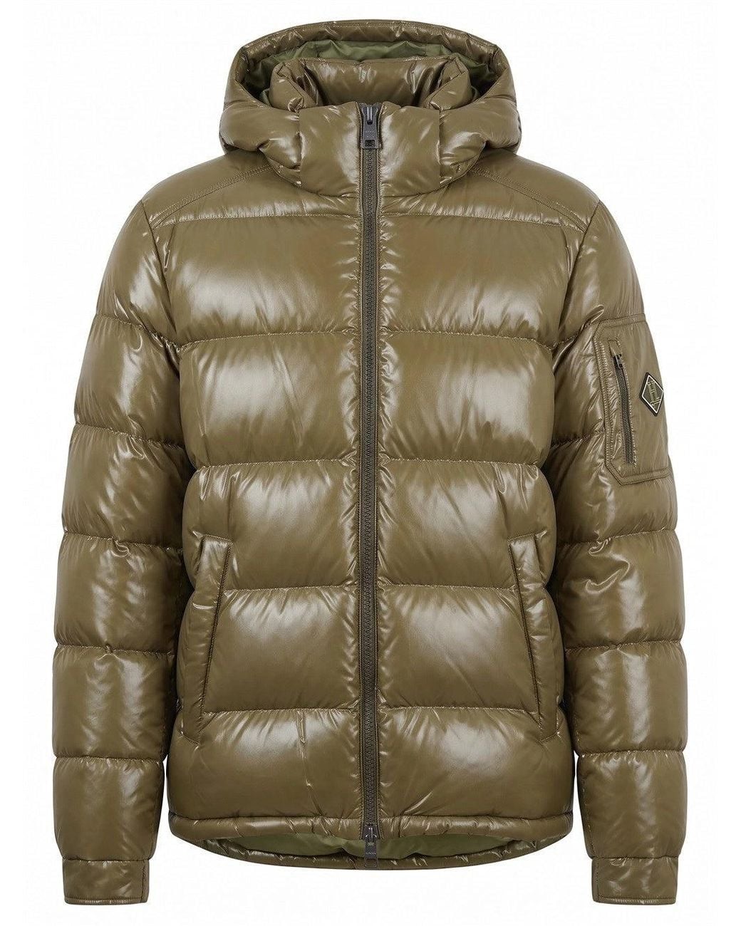 Herno Green Padded Jacket for men
