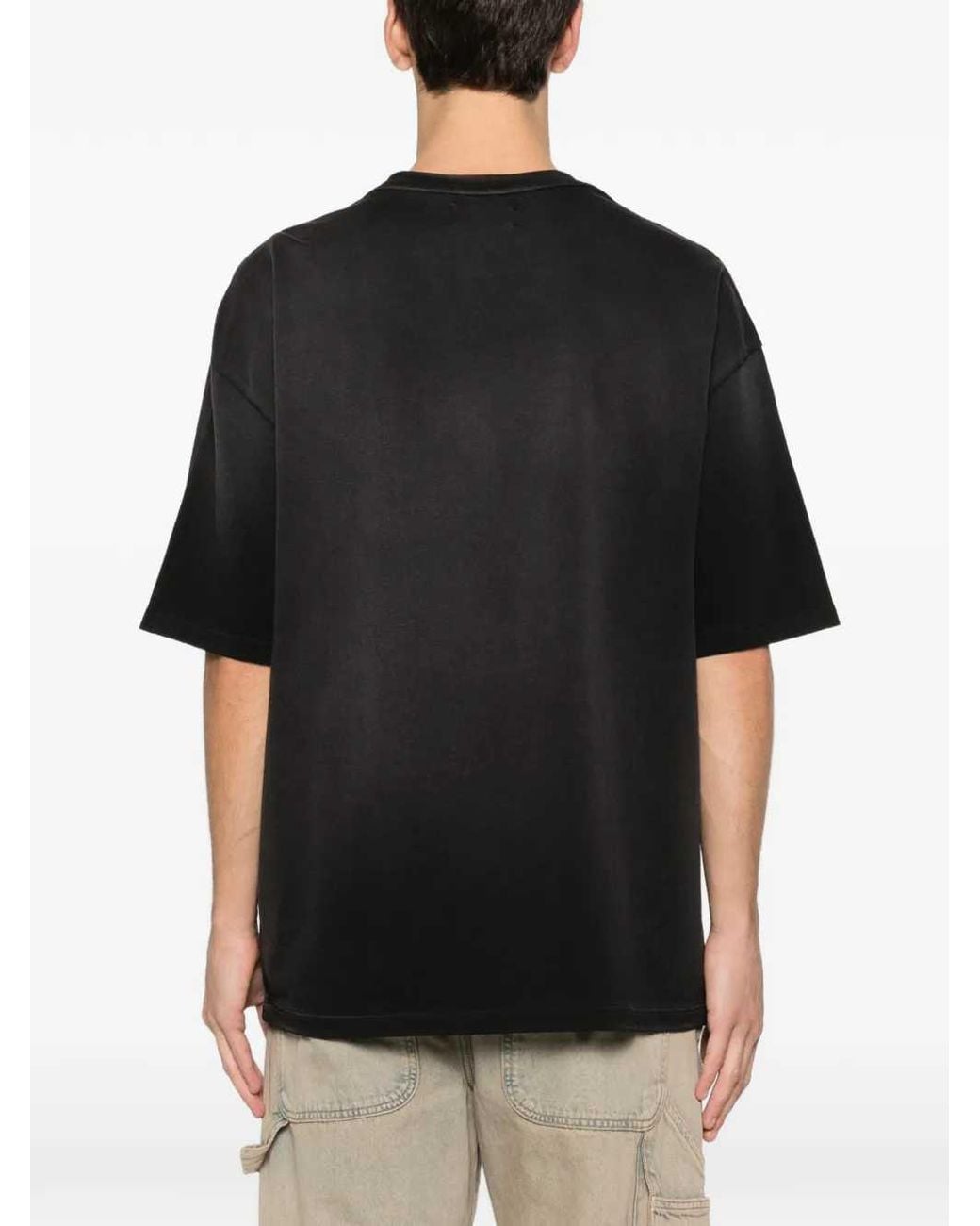 Amiri Black Graphic Logo T-Shirt for men