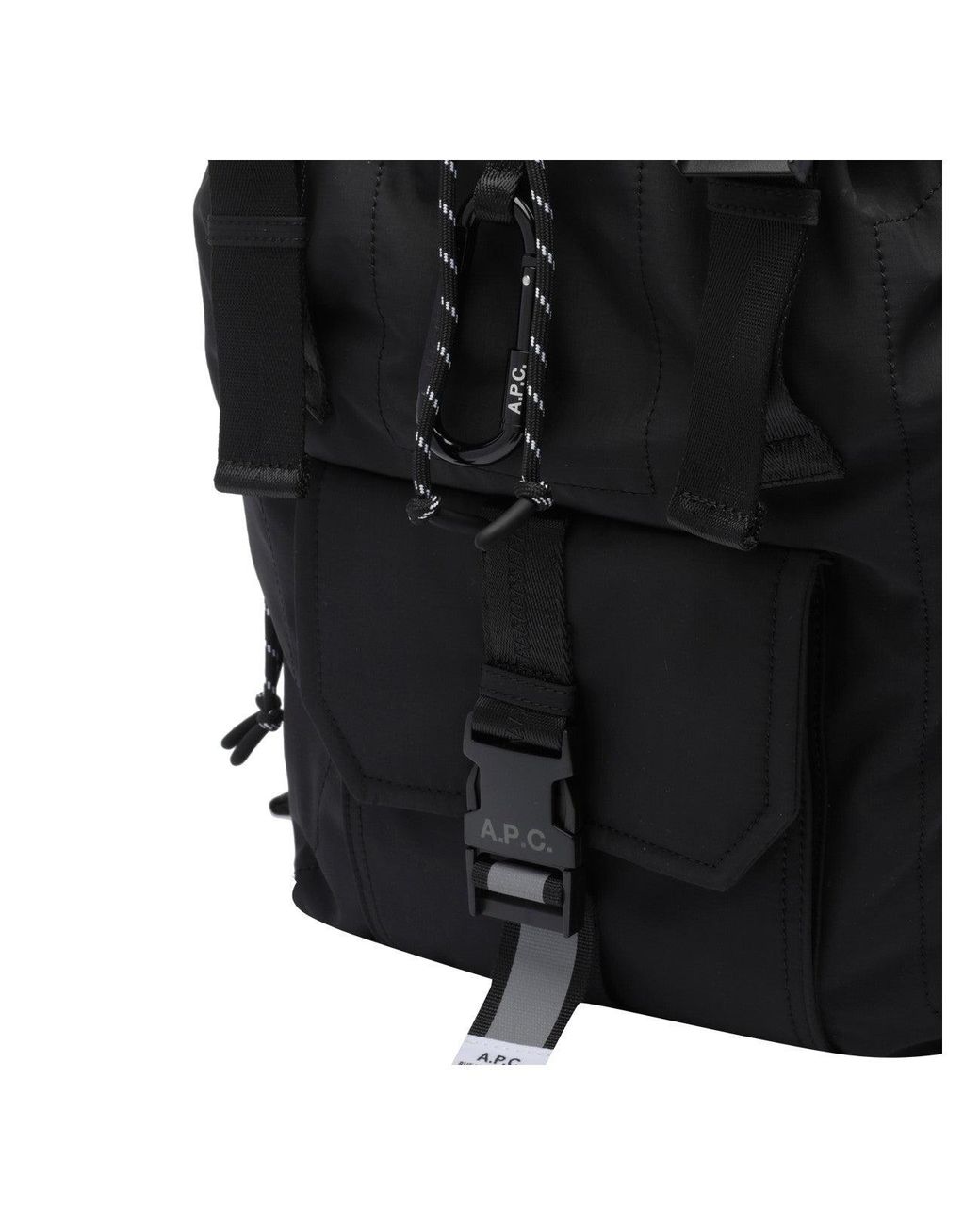 A.P.C. Black Trek Backpack for men