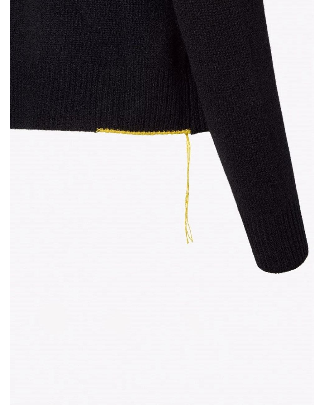 Fendi Blue Basic Pull Sweater