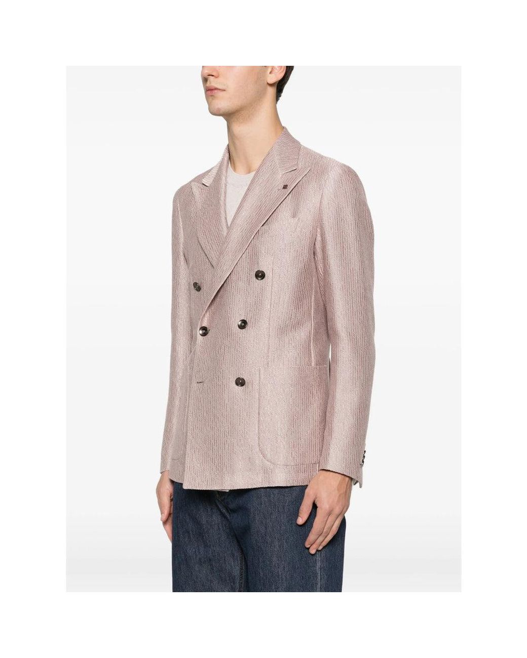 Tagliatore Pink Jacket for men