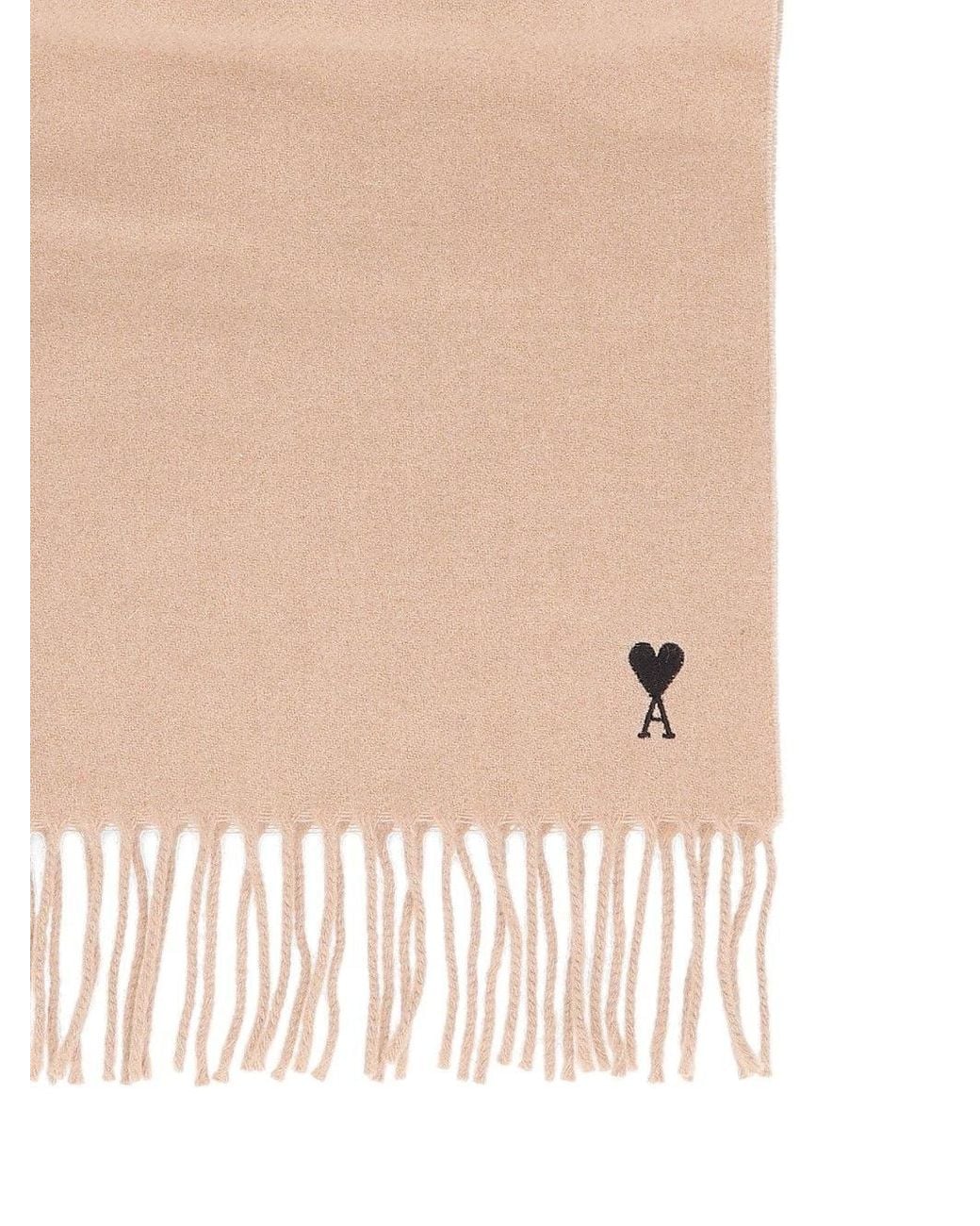 AMI White Ami Scarf