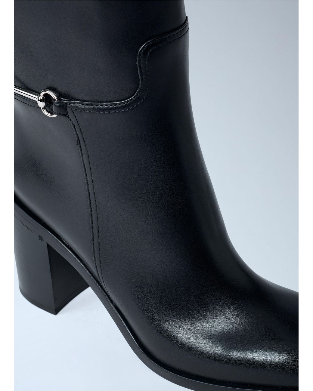 Gucci Blue Slim Clamp Boots