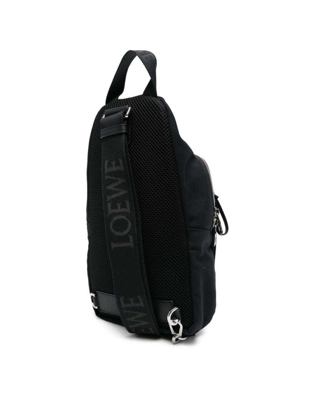 Loewe Black Flex Canvas Backpack for men