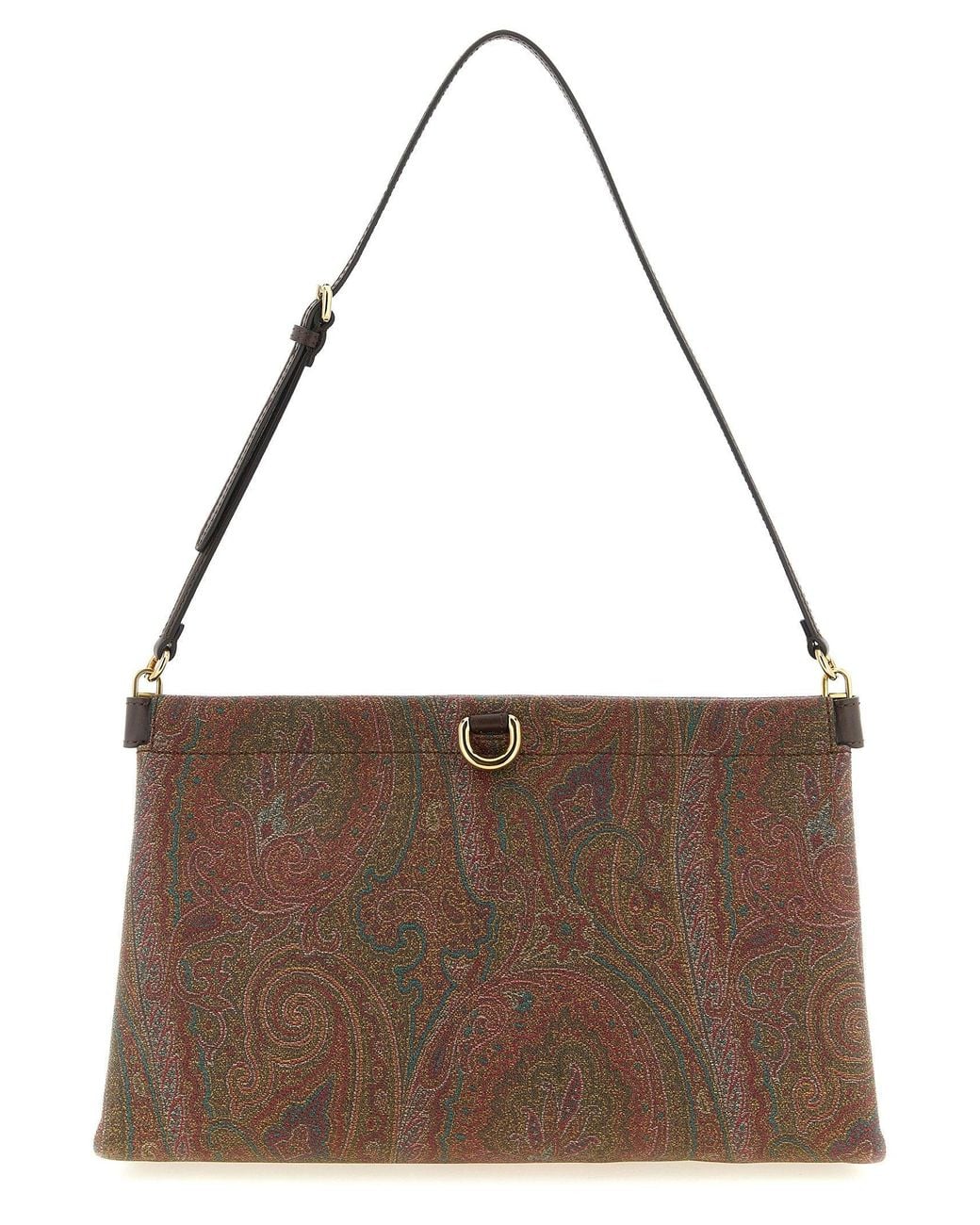 Etro Brown 'Talk' Mini Clutch