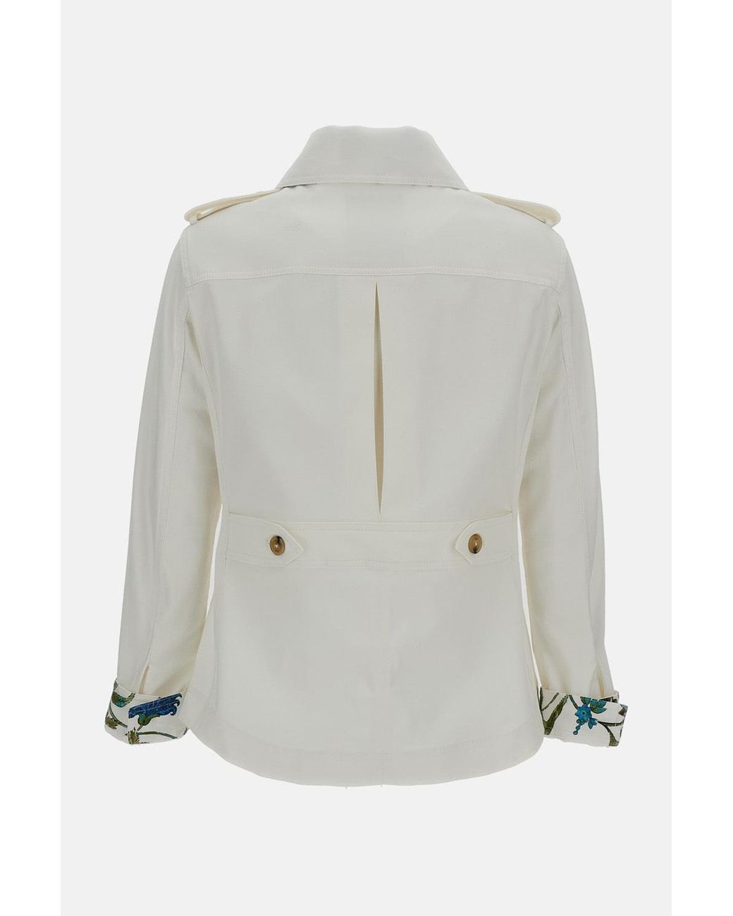 Fay Gray Shirt Jacket Cotton Drill