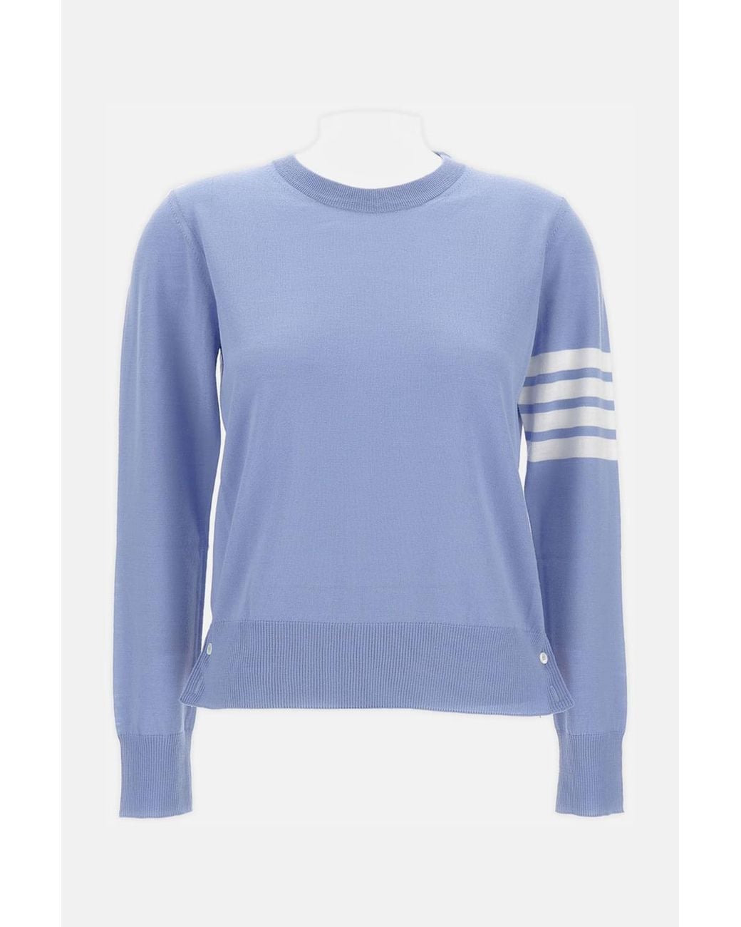 Thom Browne Blue Relaxed Fit Pullover