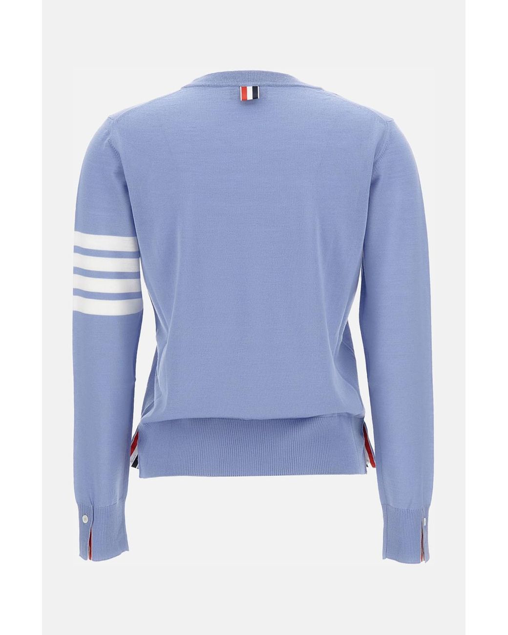 Thom Browne Blue Relaxed Fit Pullover