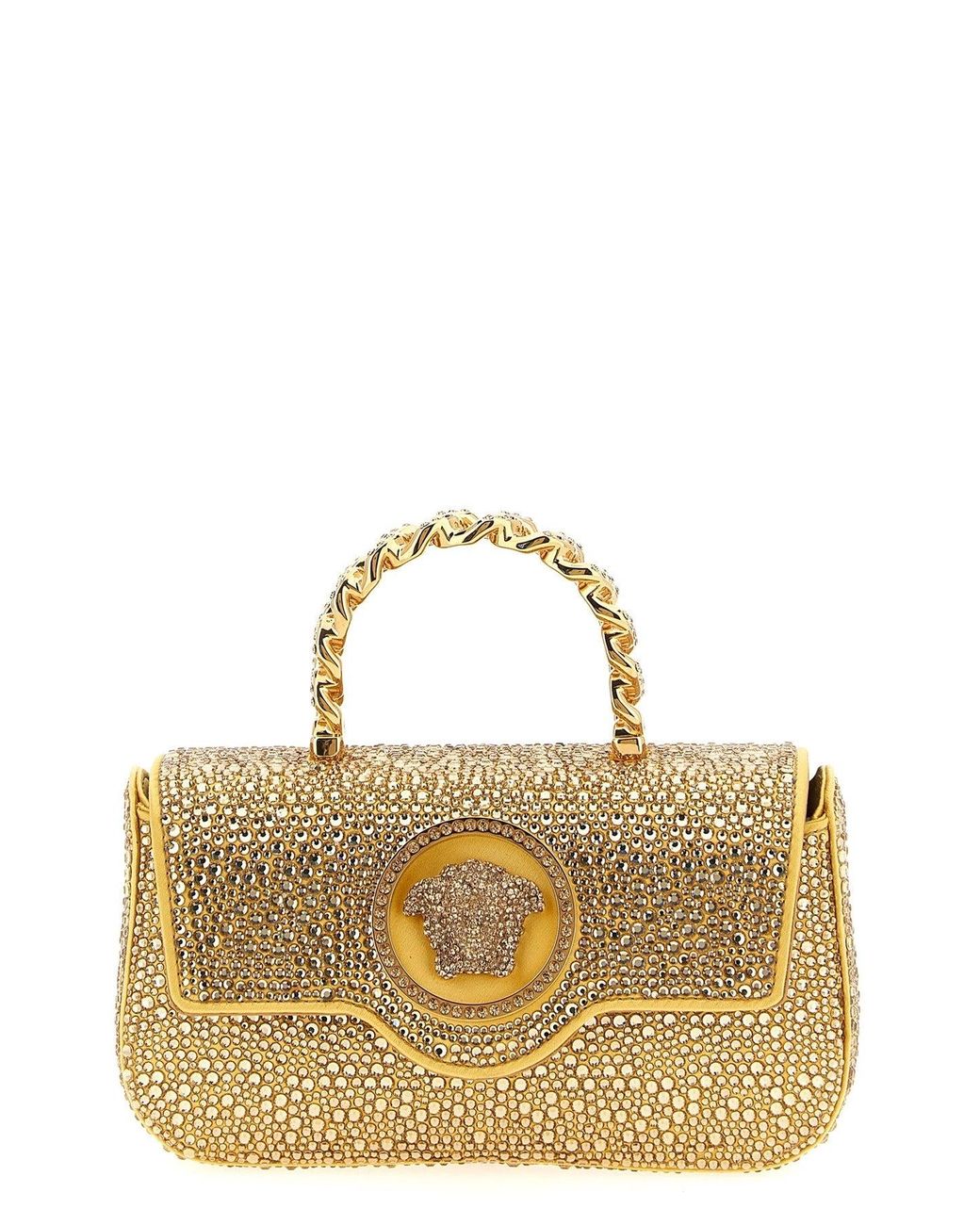ハンドバッグ MINI LA MEDUSA HANDBAG Versace 'La Medusa' Mini Handbag in Metallic | Lyst