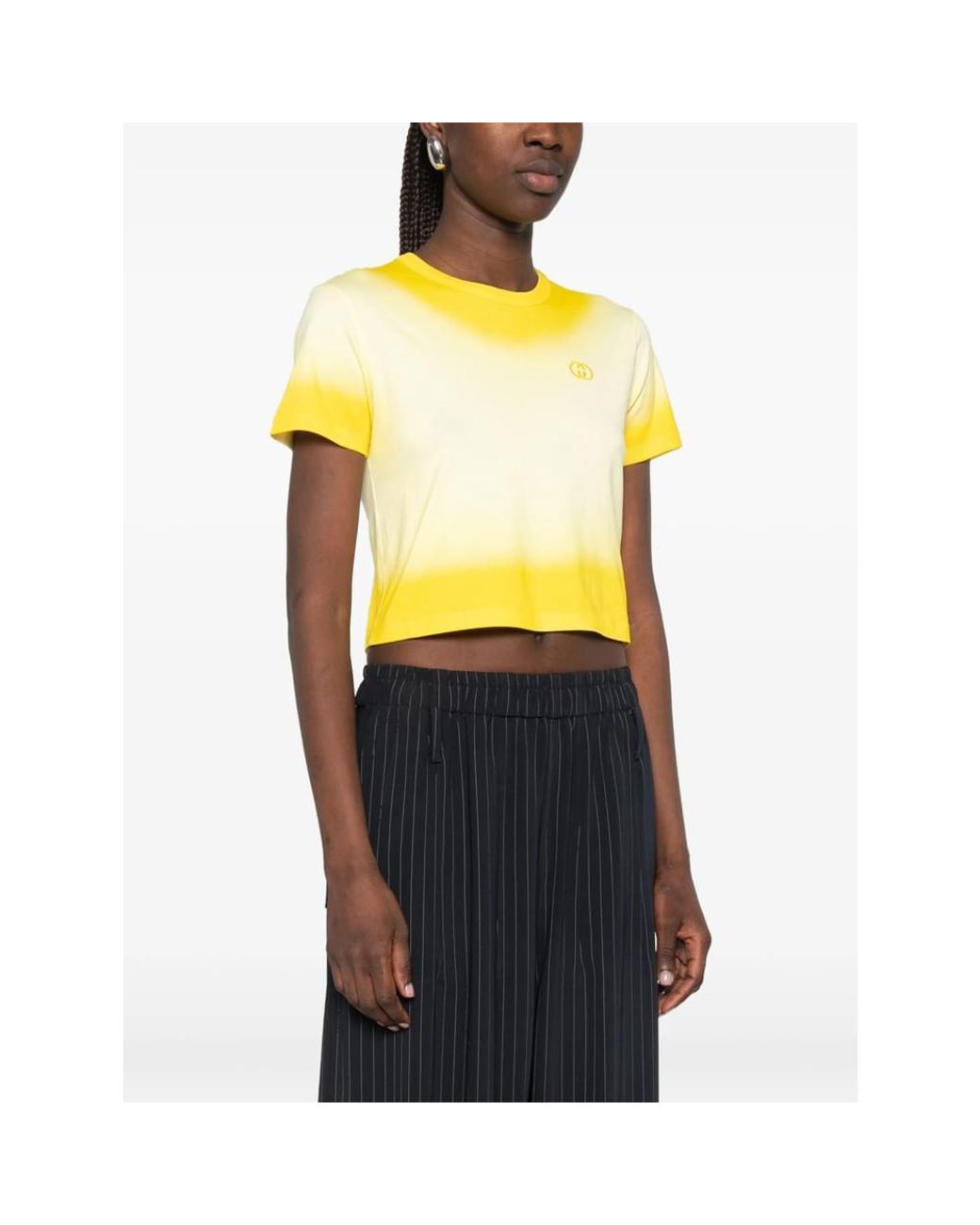 Gucci Yellow Neutrals Tops