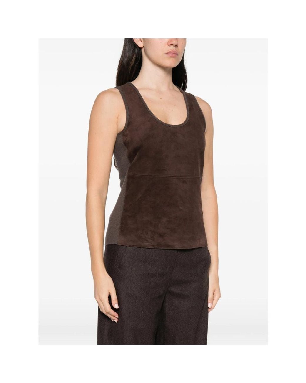 Max Mara Brown Tops