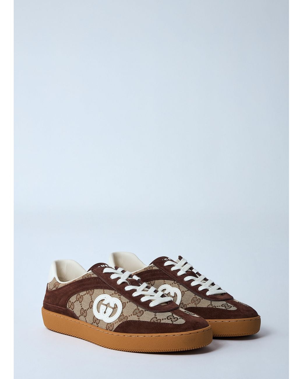 Gucci White Interlocking G Sneakers for men