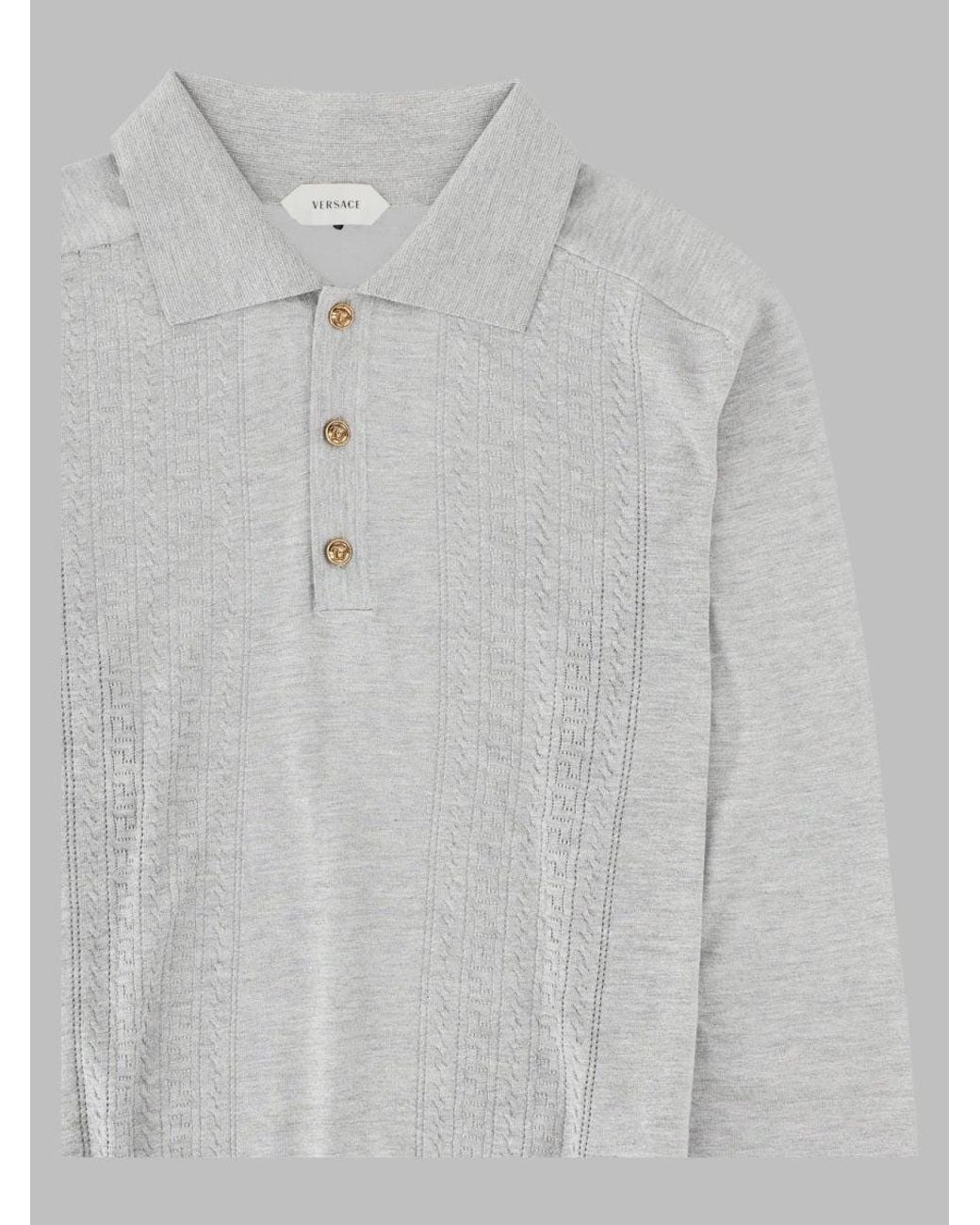 Versace Gray Polo for men
