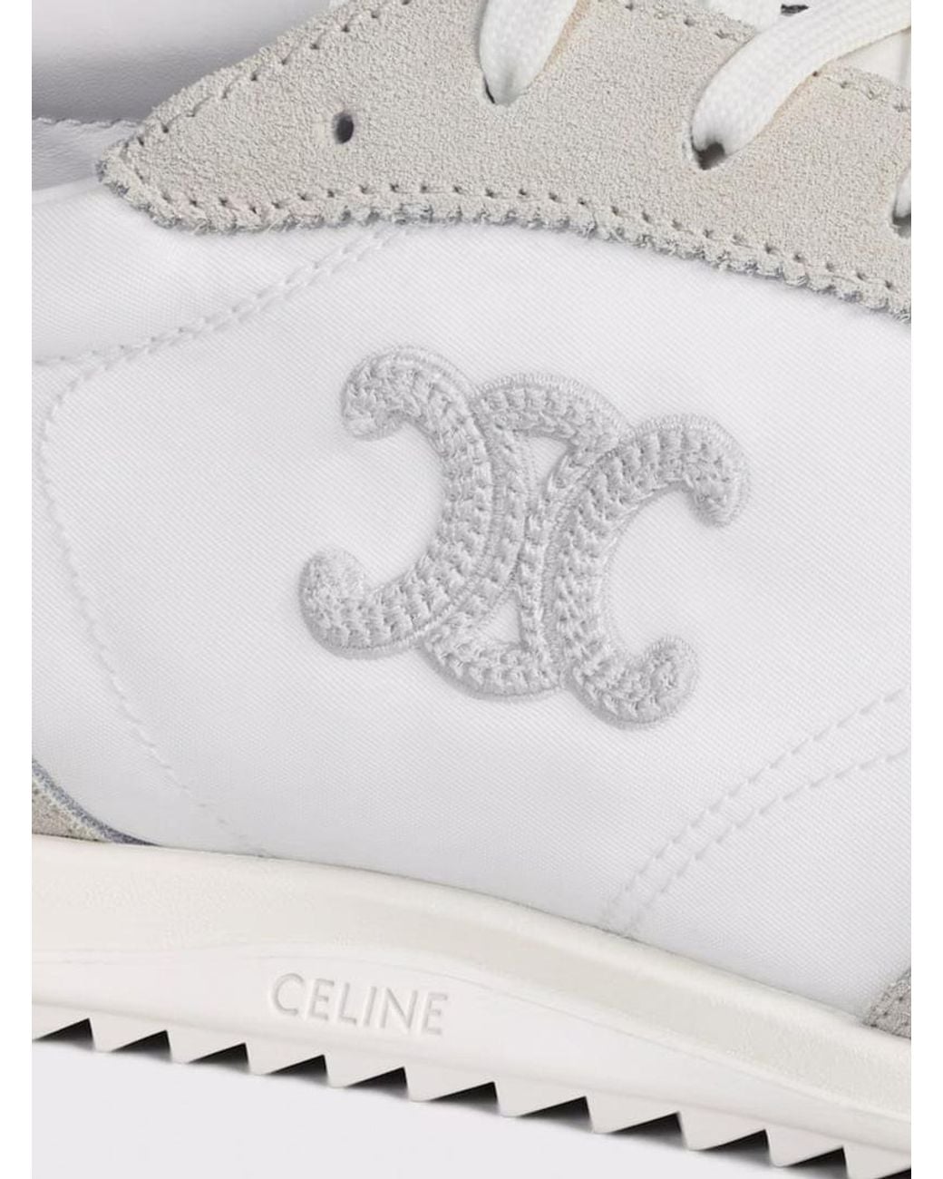 Céline White Sneaker Bassa Stringata for men