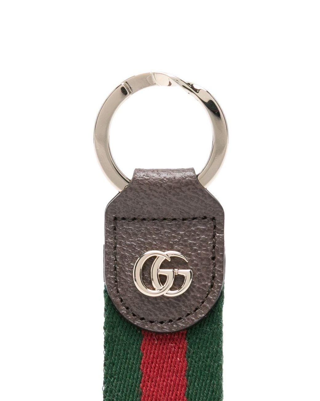 Gucci White Ophidia Key-Ring