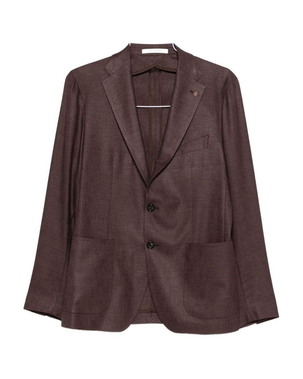 Tagliatore Brown "Montecarlo" Jacket for men