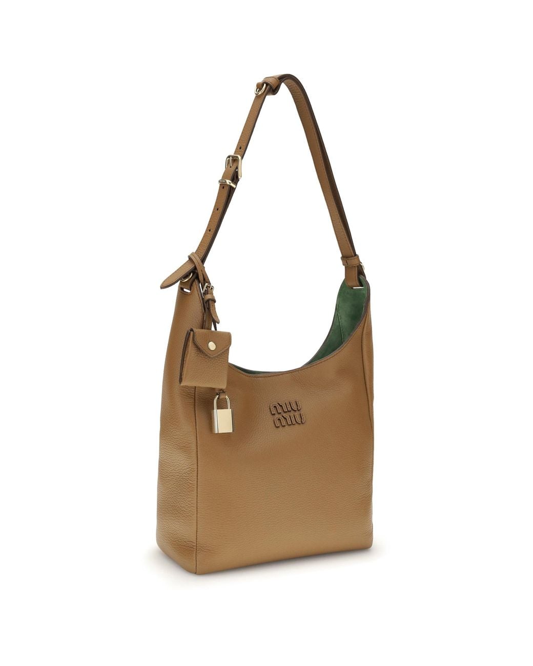 Miu Miu White Leather Shoulder Bag