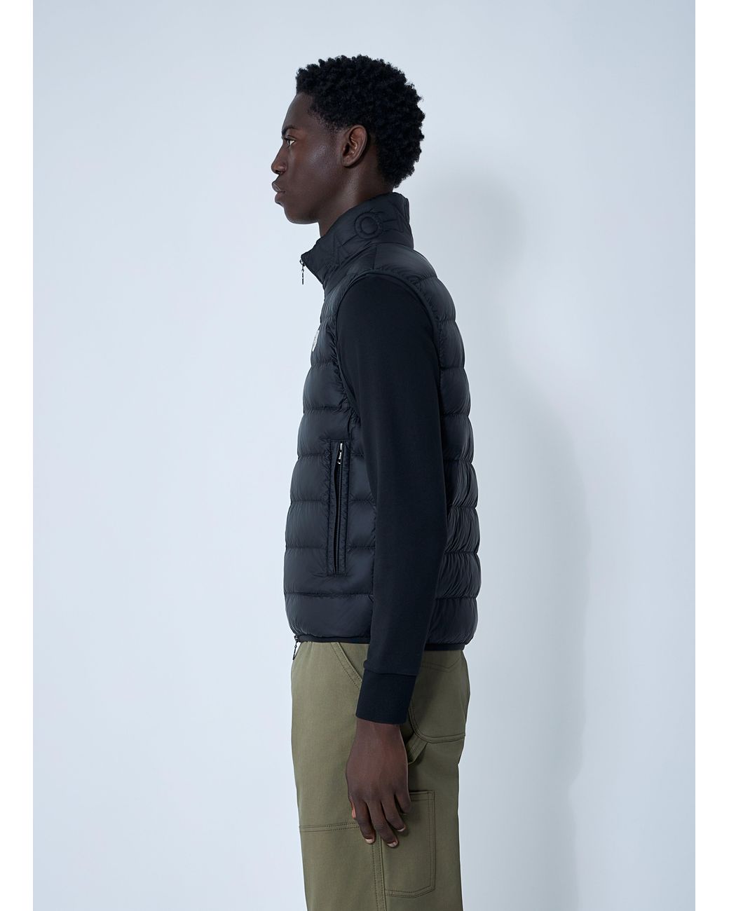 Moncler Blue Rocoque Vest for men