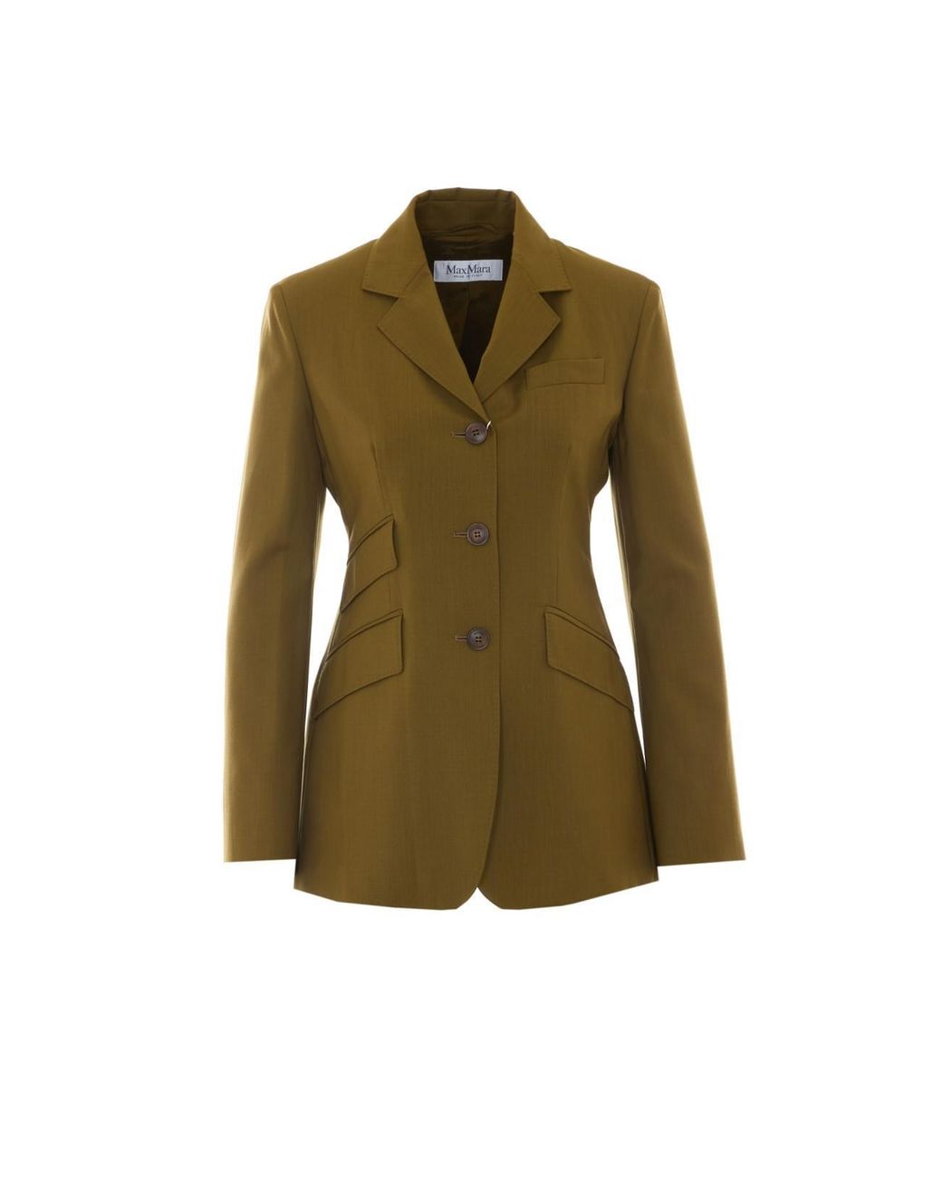 Max Mara Green Mxmpatio Structured Jacket