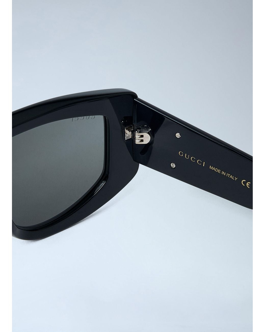Gucci Black Rectangle Sunglasses