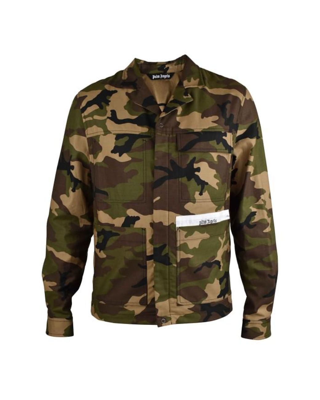 Palm Angels Green Jacket for men