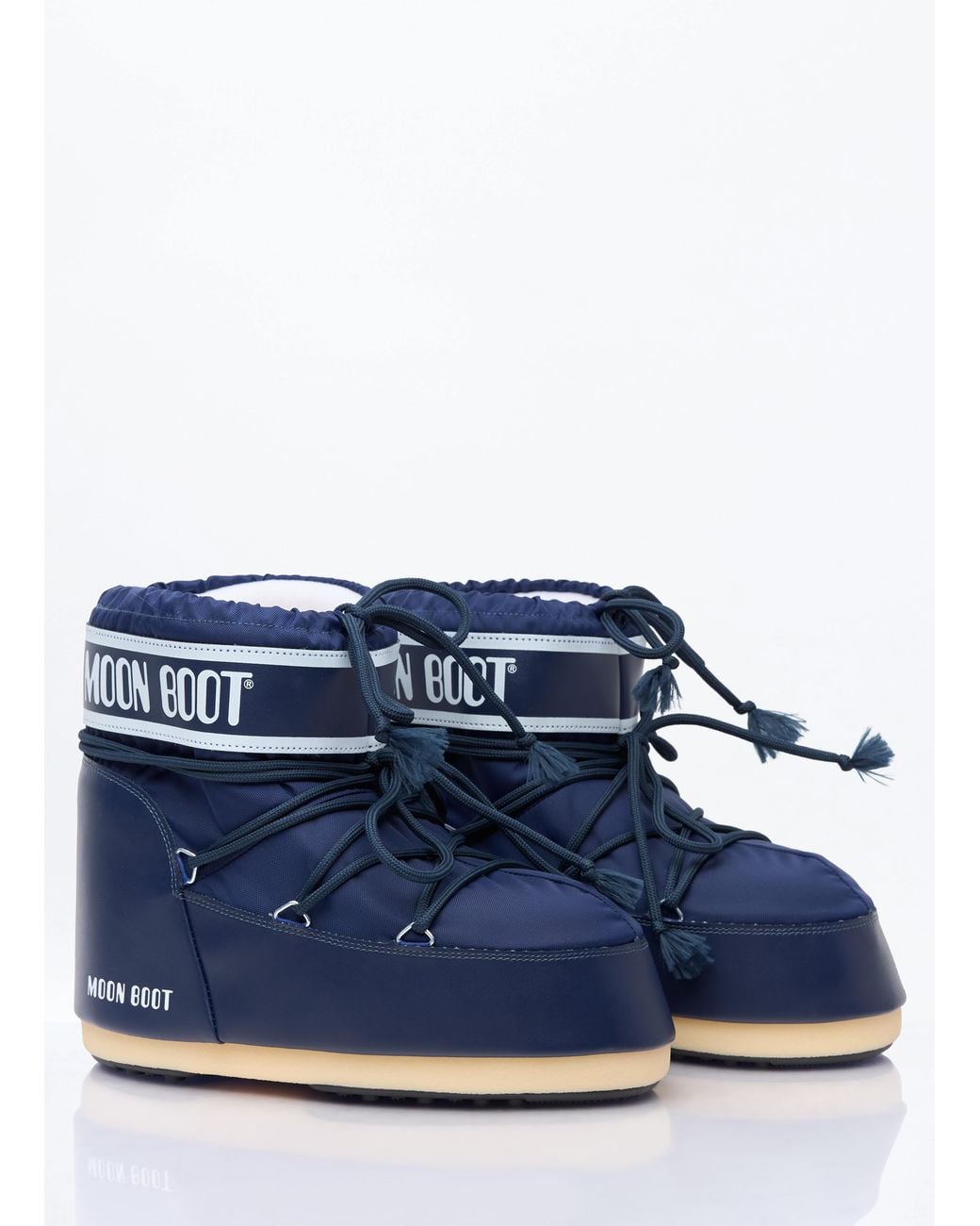 Moon Boot Blue Icon Low Nylon Boots for men
