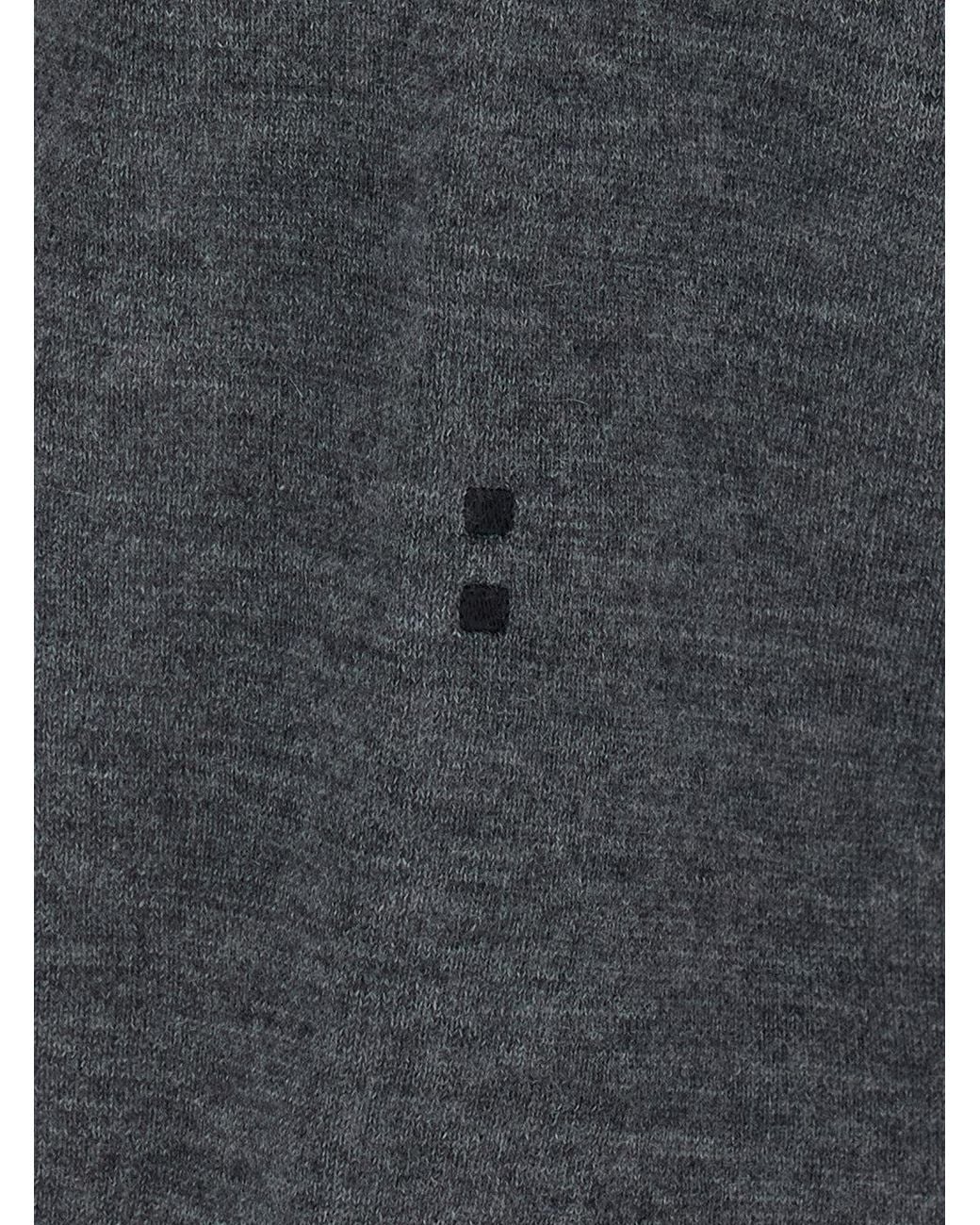 Fendi Gray Pullover Fine Cashmere
