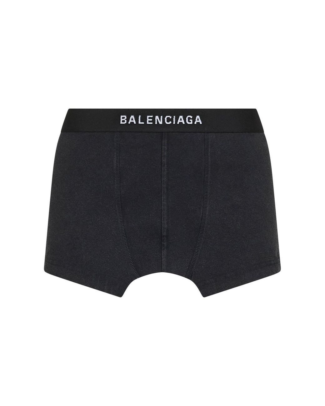 Balenciaga Cut Off Brief Skirt in Black | Lyst
