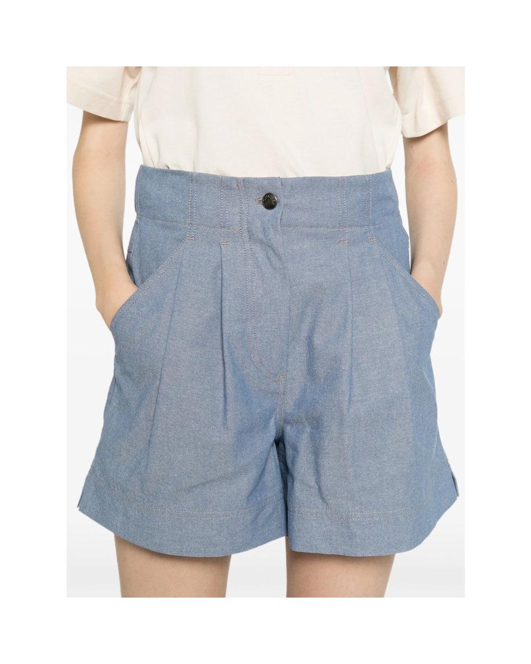 Moncler Blue Shorts
