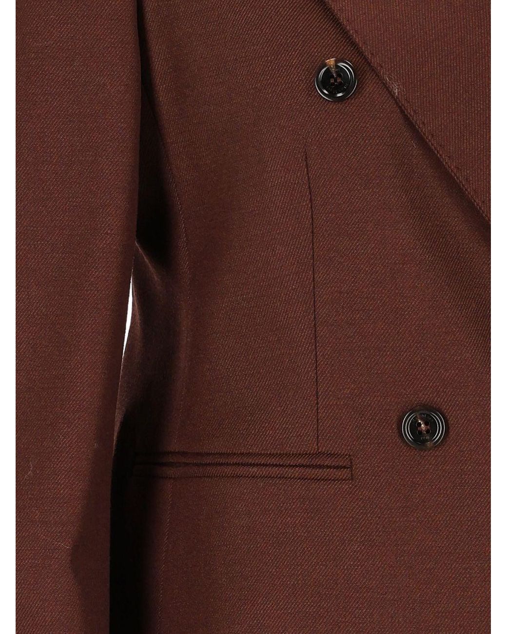Max Mara Brown Double-Breasted Blazer