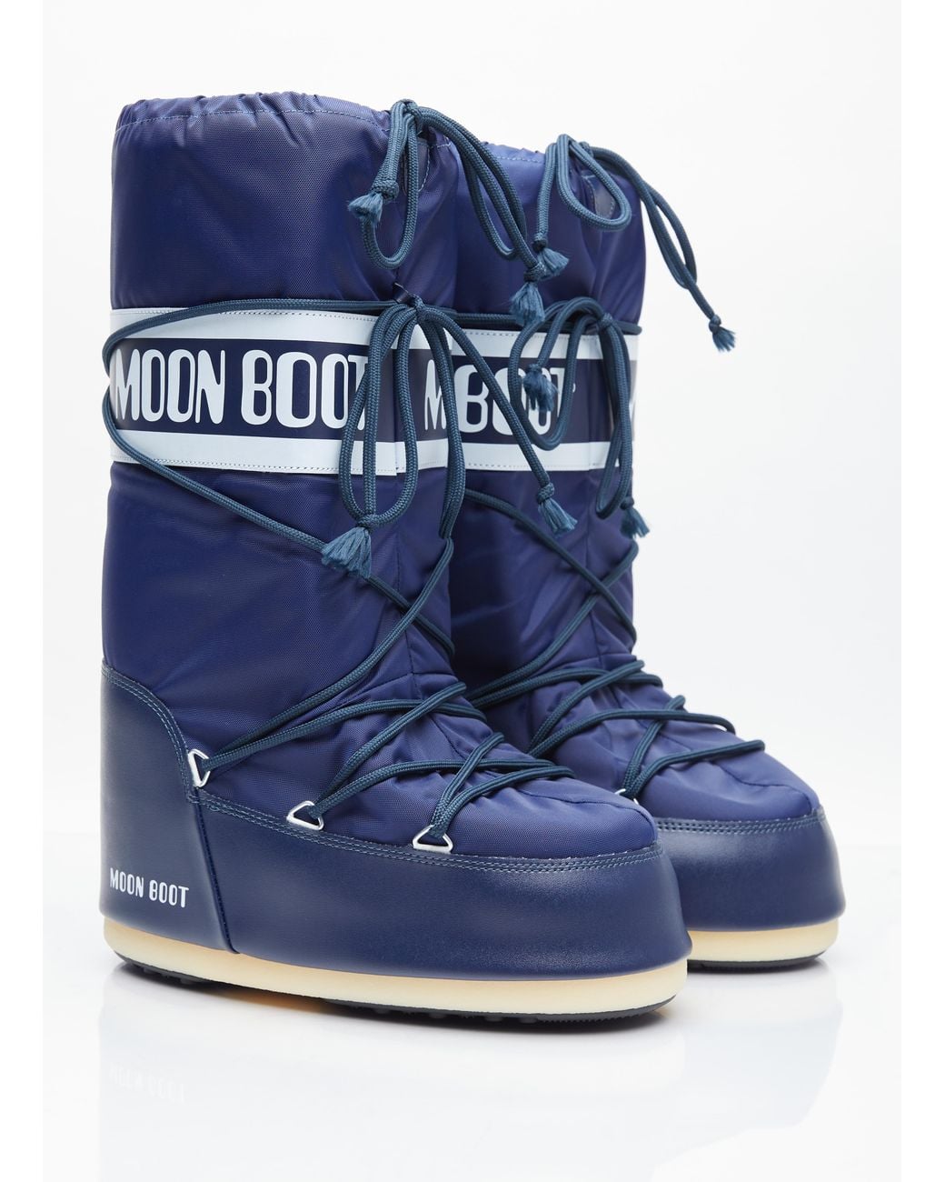 Moon Boot Blue Icon Nylon Boots for men